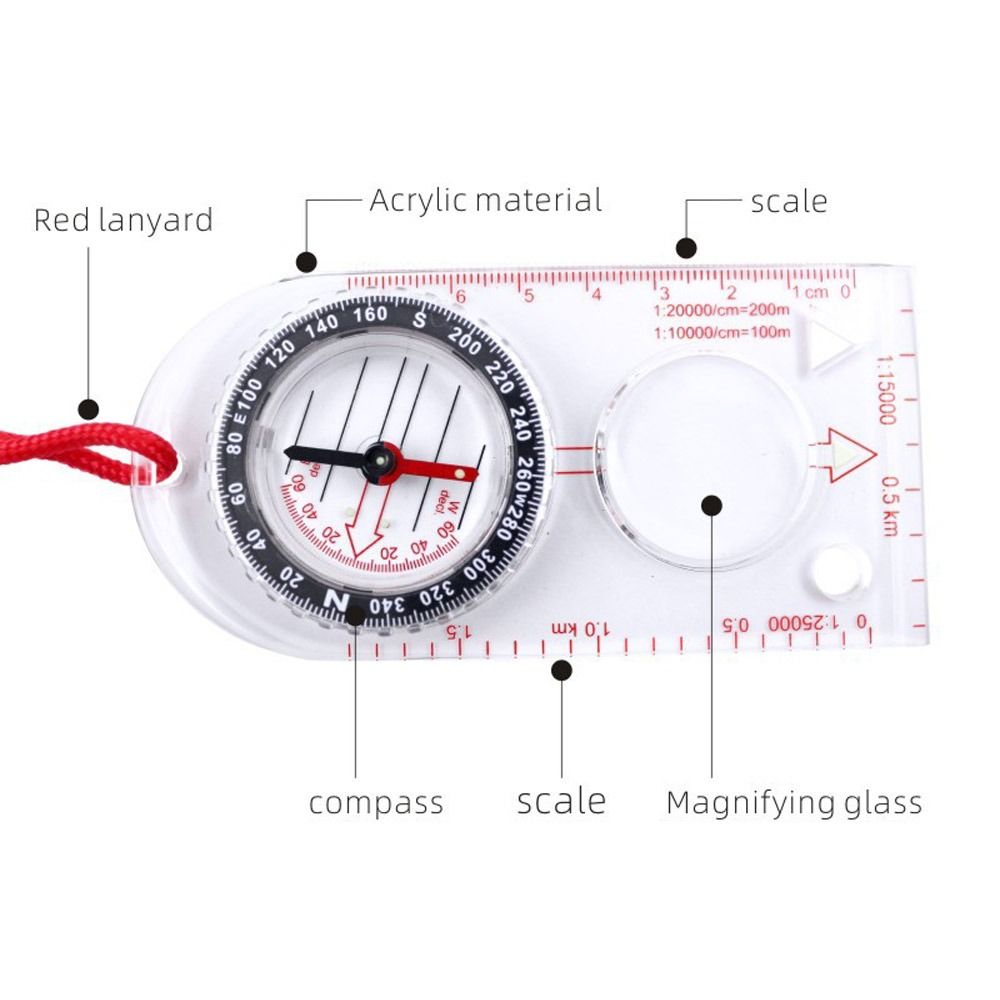Orienteering Baseplate Compass - đánh giá và giá Compass Lensatic