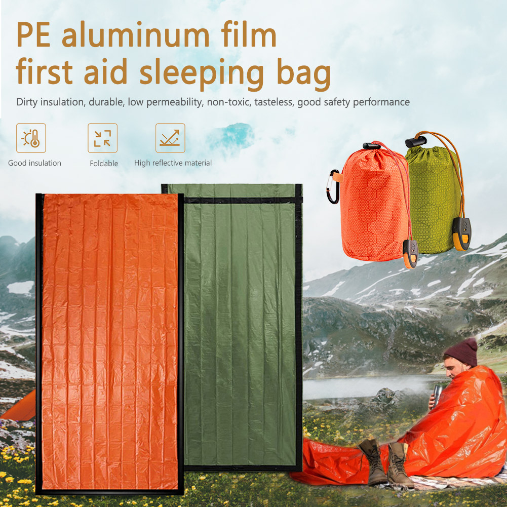 Thermal Sleeping Bag Portable  - đánh giá và giá Bivy Bag Emergency