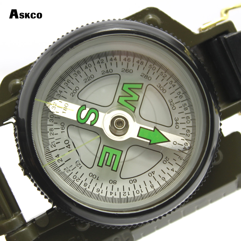 Aluminum Alloy Portable Army G - đánh giá và giá Compass Lensatic