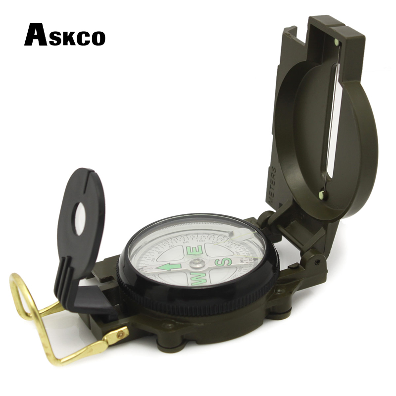 Aluminum Alloy Portable Army G - đánh giá và giá Compass Lensatic